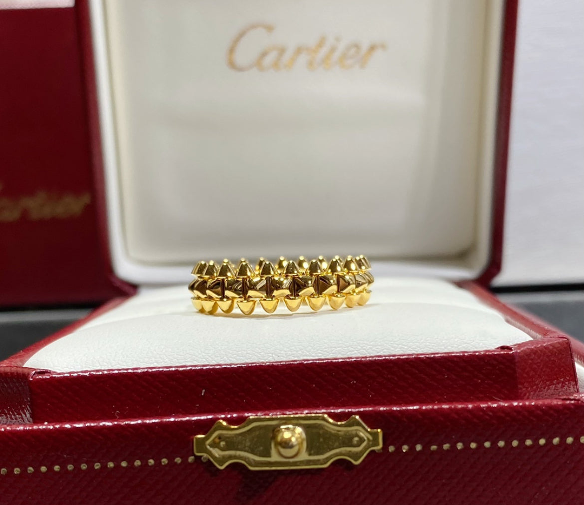 14k Yellow Gold Clash Ring