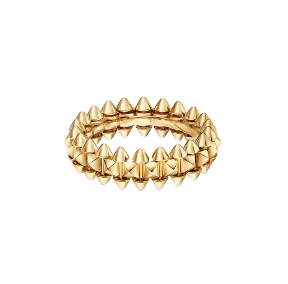 14k Yellow Gold Clash Ring