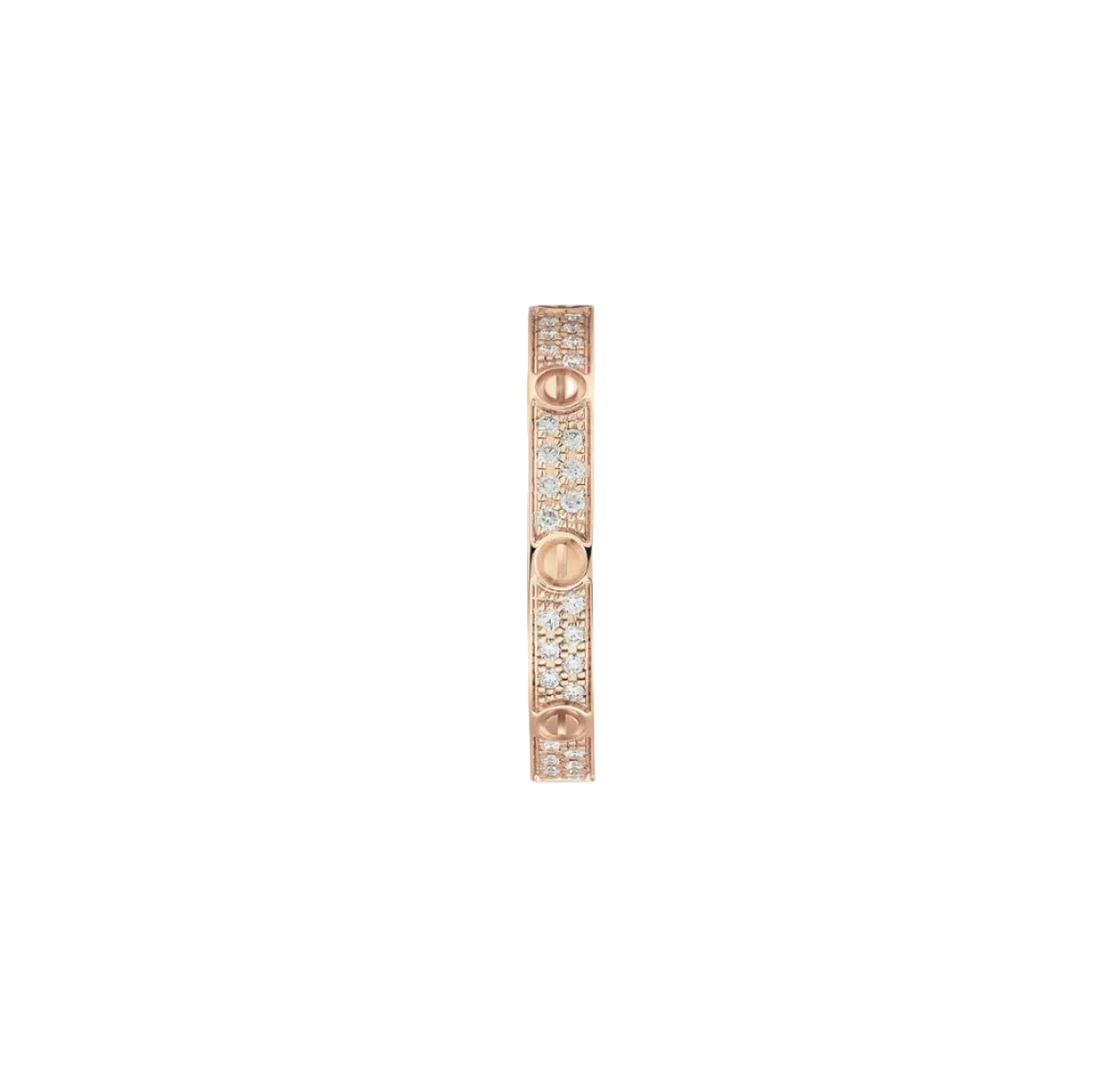 14k Rose Gold Love Ring/Small