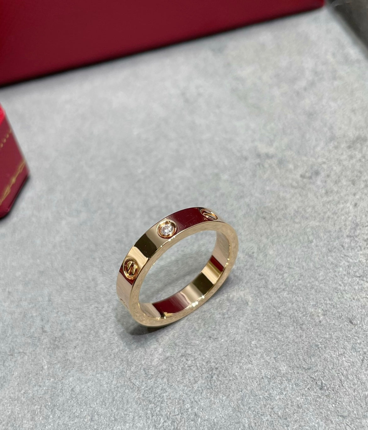 14k Rose Gold Love Ring