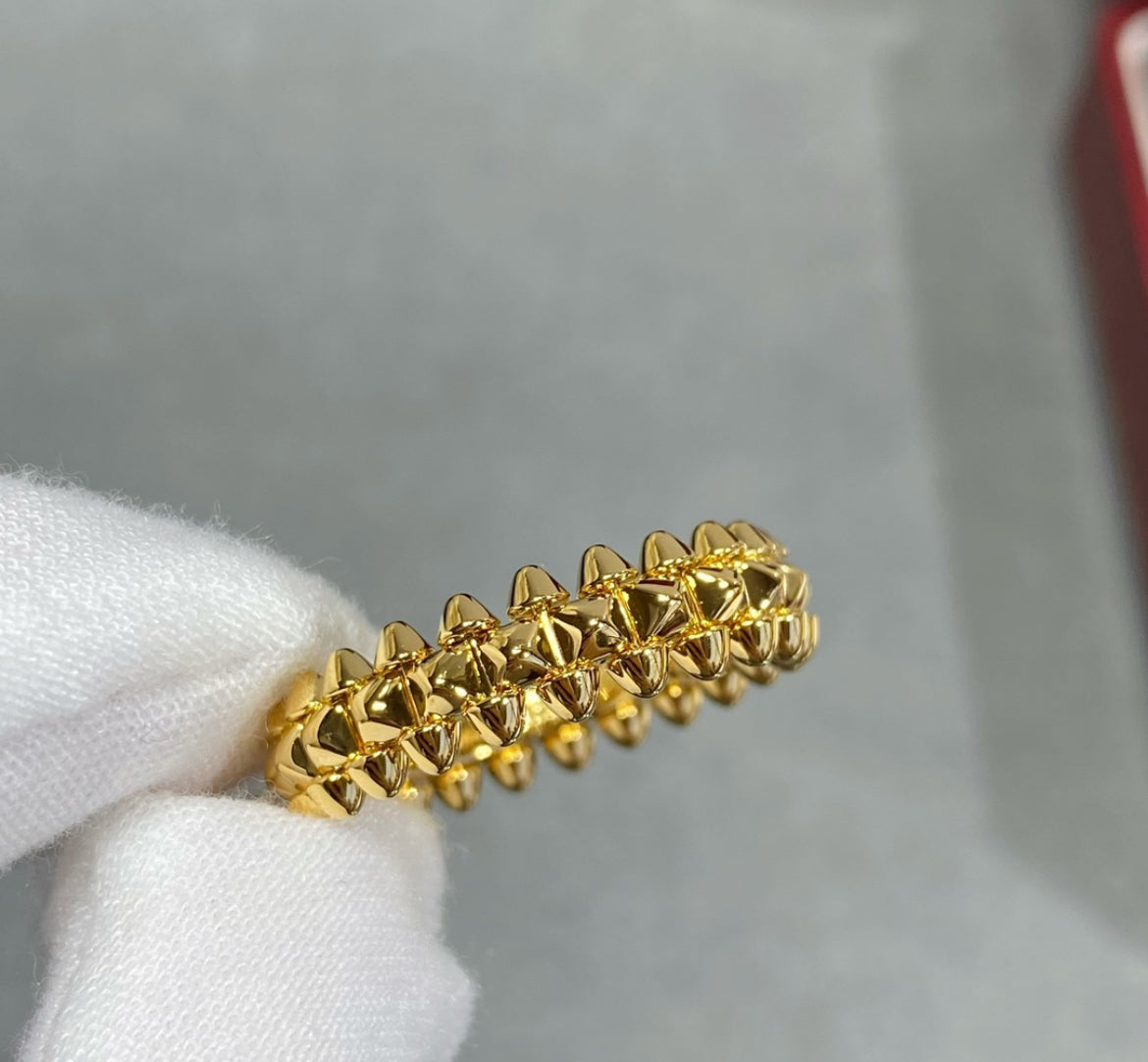 14k Yellow Gold Clash Ring