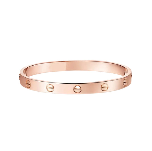 14k Rose Gold Love Bracelet